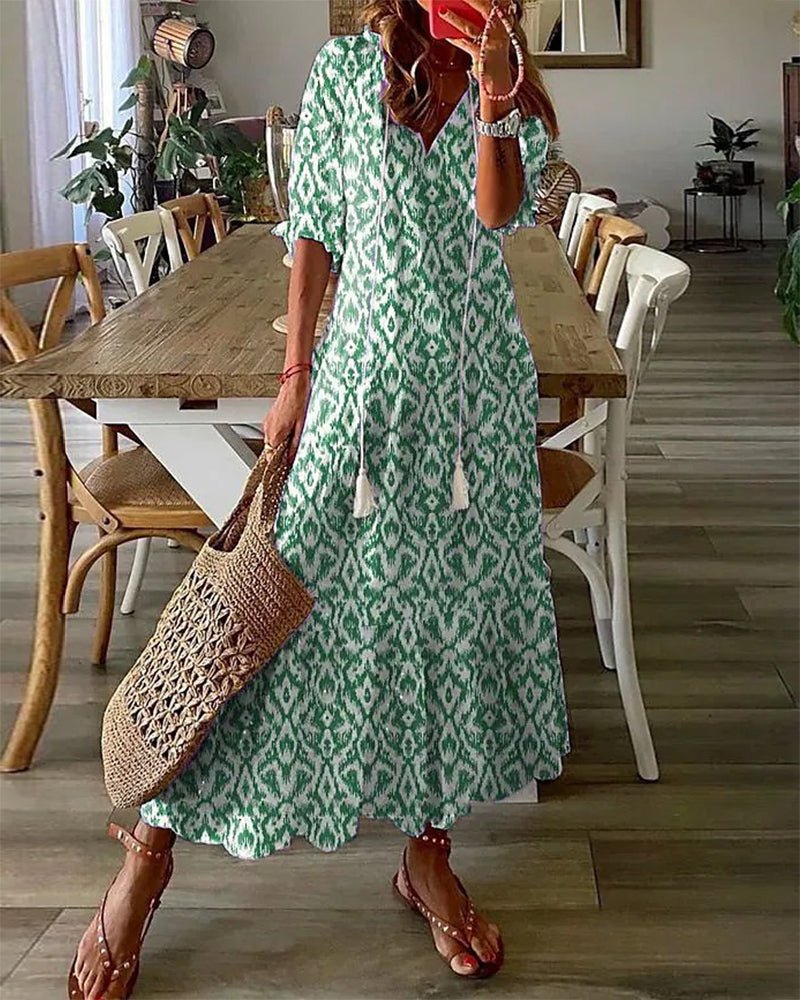 Sara | Sukienka Midi Boho A-Line