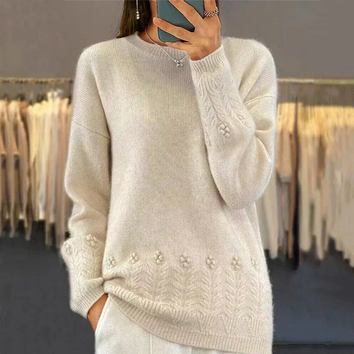 Cille | Sweter Dzianinowy