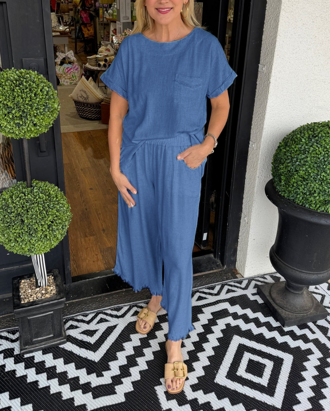 Wiedeń | Elegancki Luźny Zestaw