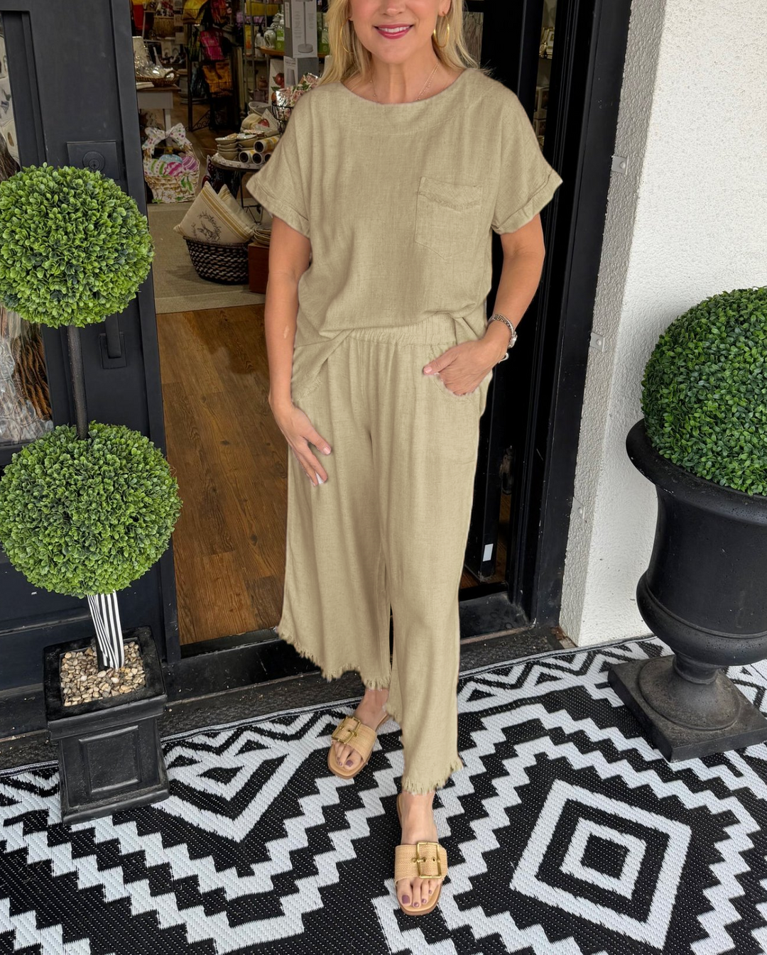 Wiedeń | Elegancki Luźny Zestaw