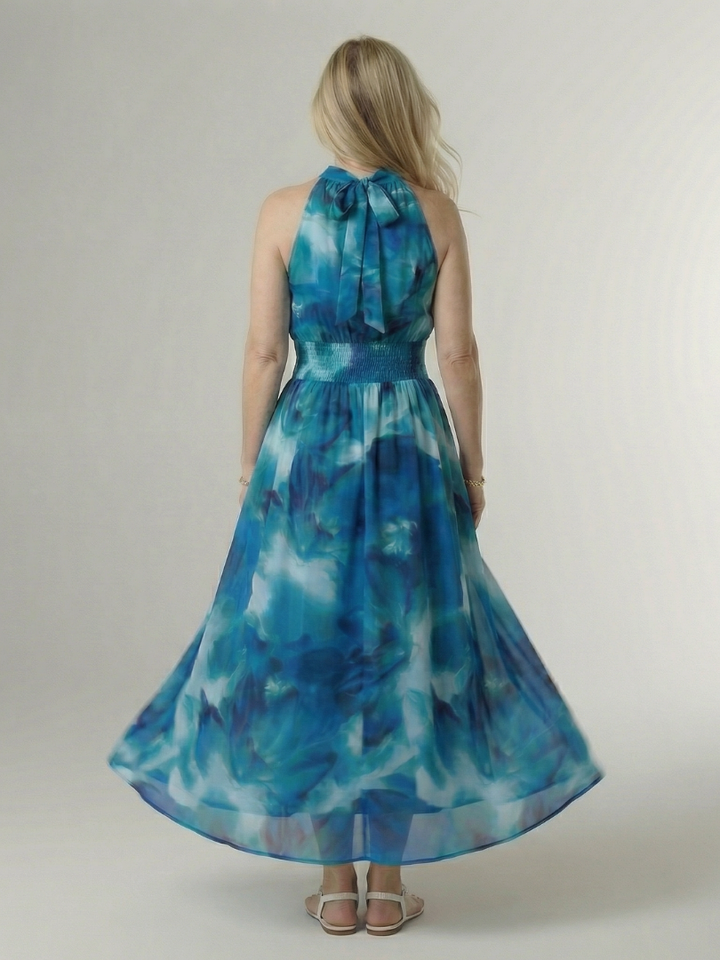 Martyna | Sukienka Midi Halter