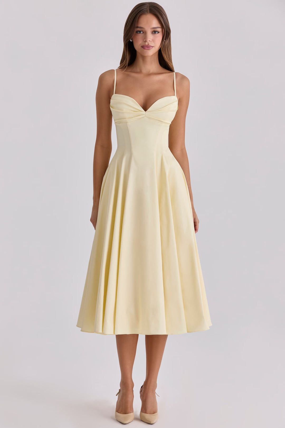 Dorota | Elegancka Sukienka Midi