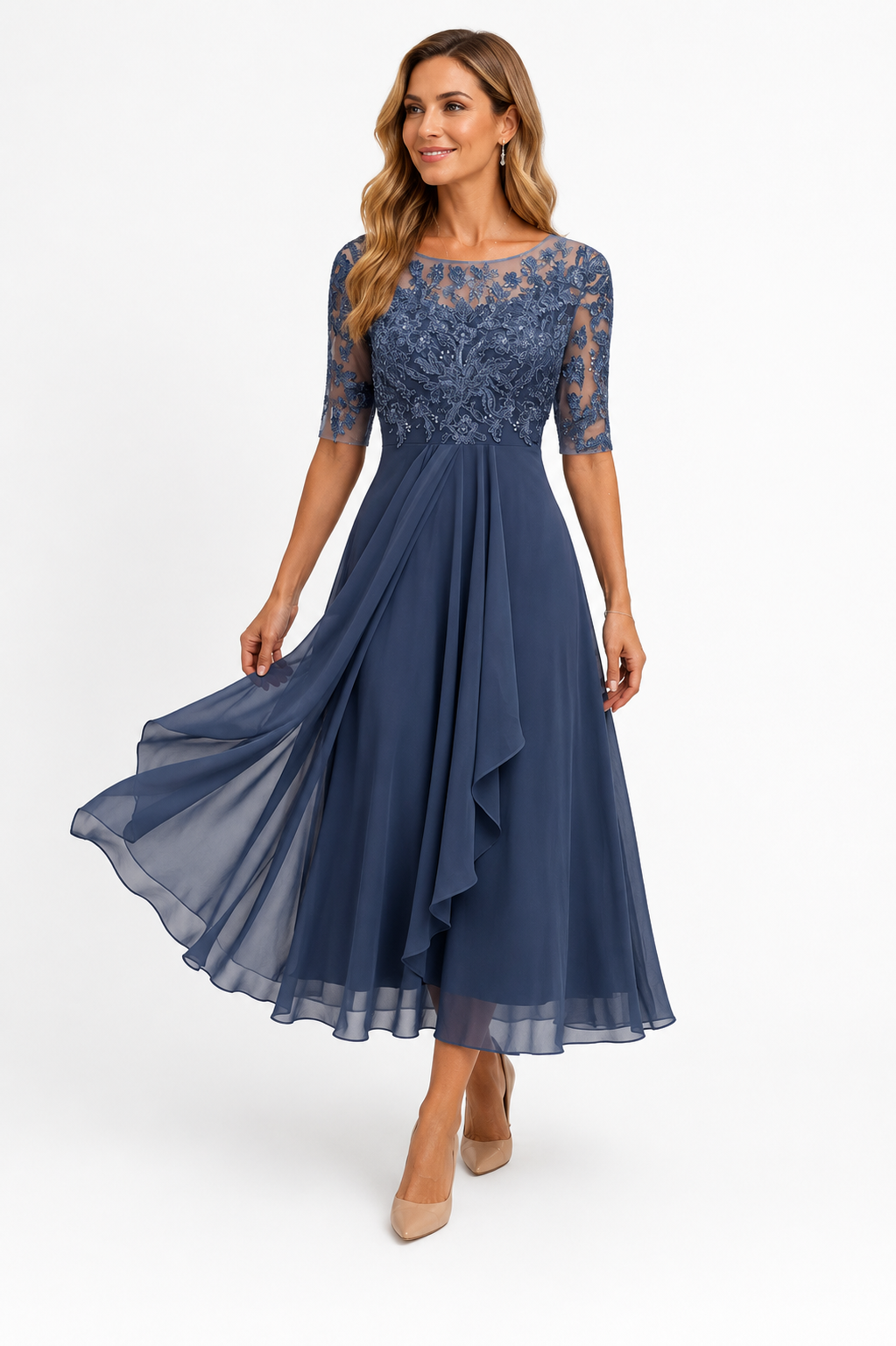Renata | Elegancka Koronkowa Sukienka