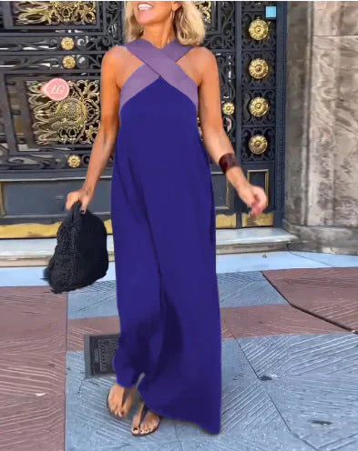 Kornelia | Kopertowa Sukienka Maxi