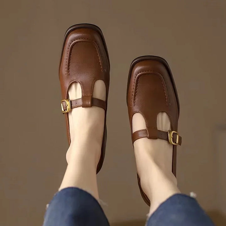 Patrycja | Orthopedic T-Strap Shoes