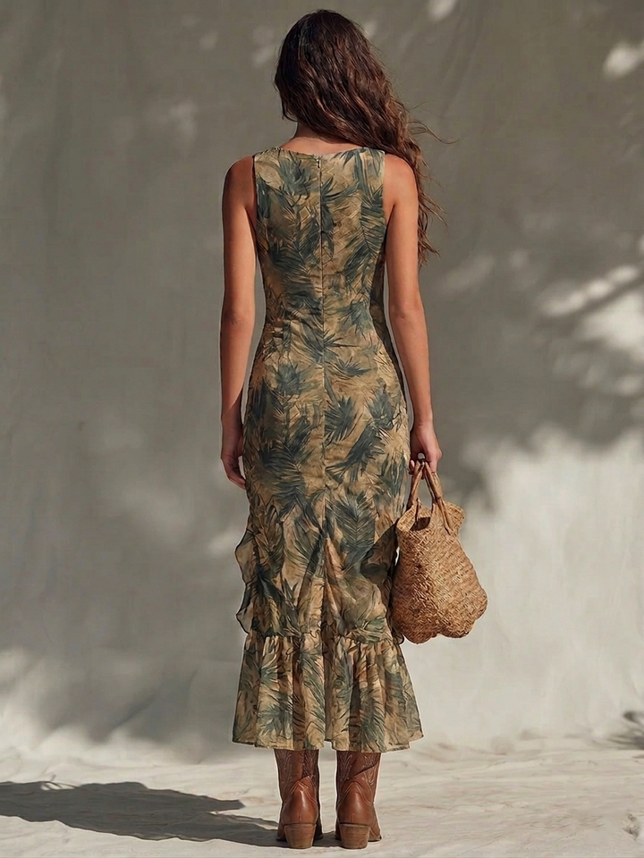 Elena | Botaniczna Sukienka Maxi