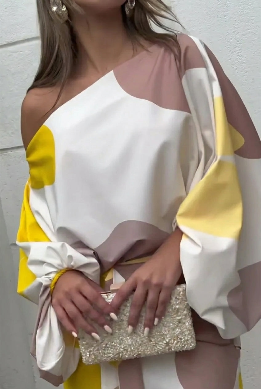Daniela | Elegancki Zestaw Dwu Częściowy z Frędzlami
